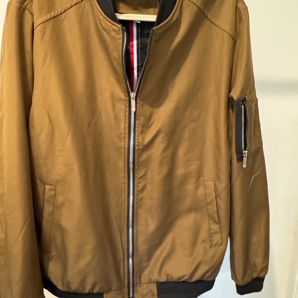 Men's Brown Bomber Jacket